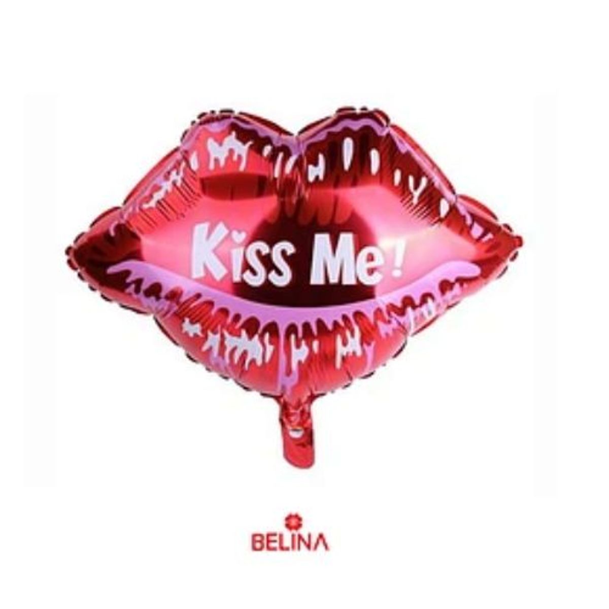 GENERICO - Globo metalico labios kiss me 58x51cm