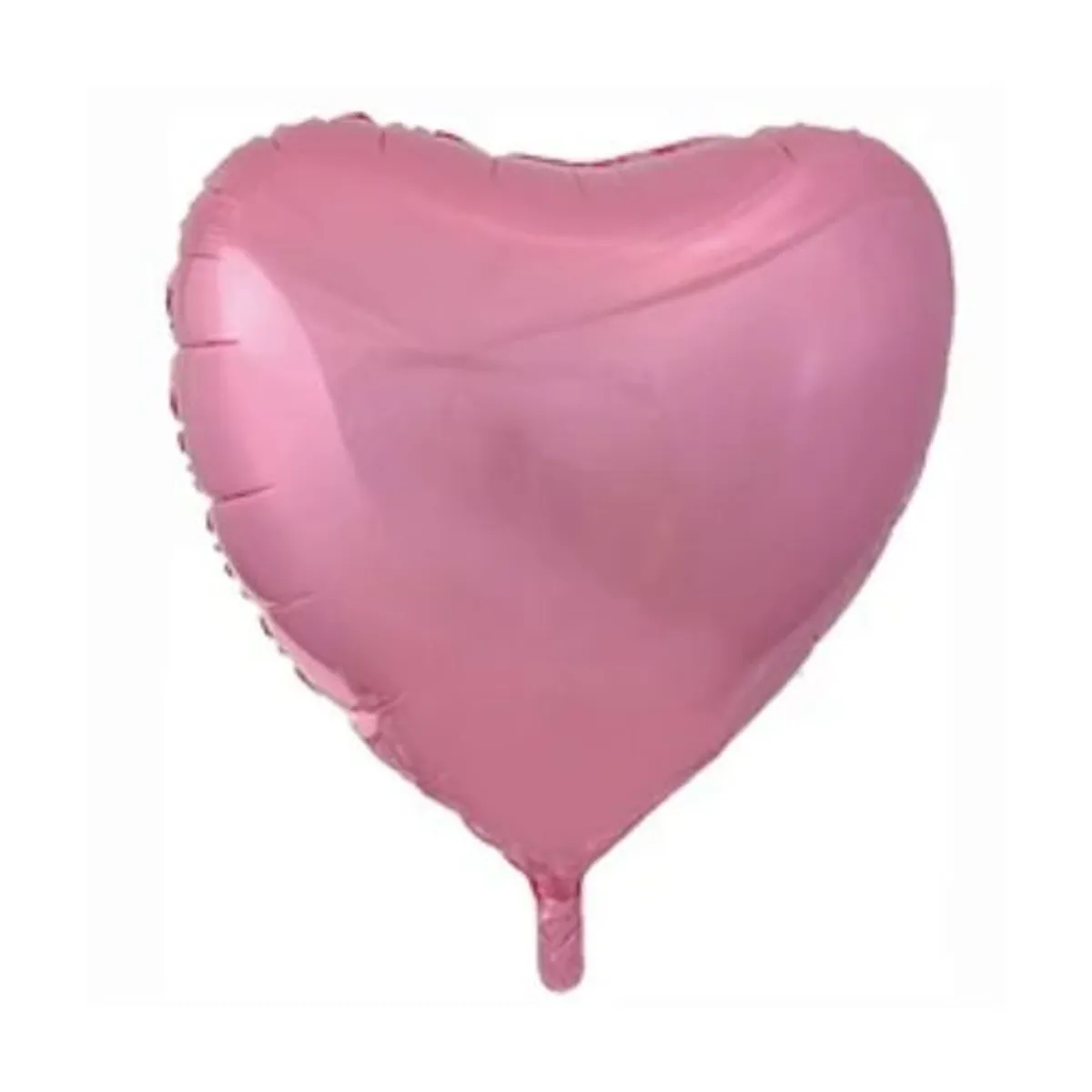 GENERICO - Globo metalico corazón rosa 60cm