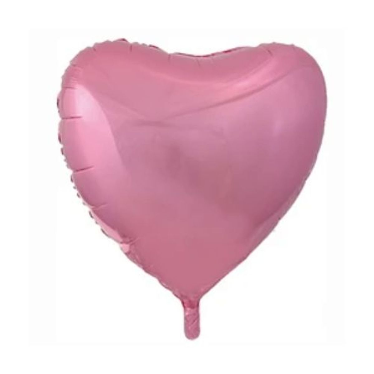 GENERICO - Globo metalico corazón rosa 60cm