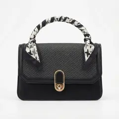 BOVINITA - Cartera Mujer Bandolera Negro Correa Ajustable Elegante