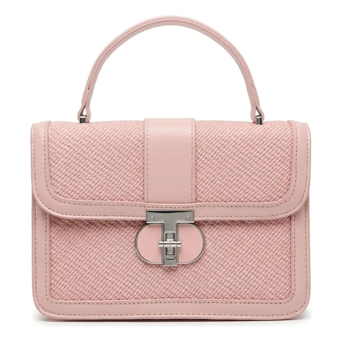 BOVINITA - Cartera Mujer Bolso Bandolera Rosa Handbag Correa Ajustable