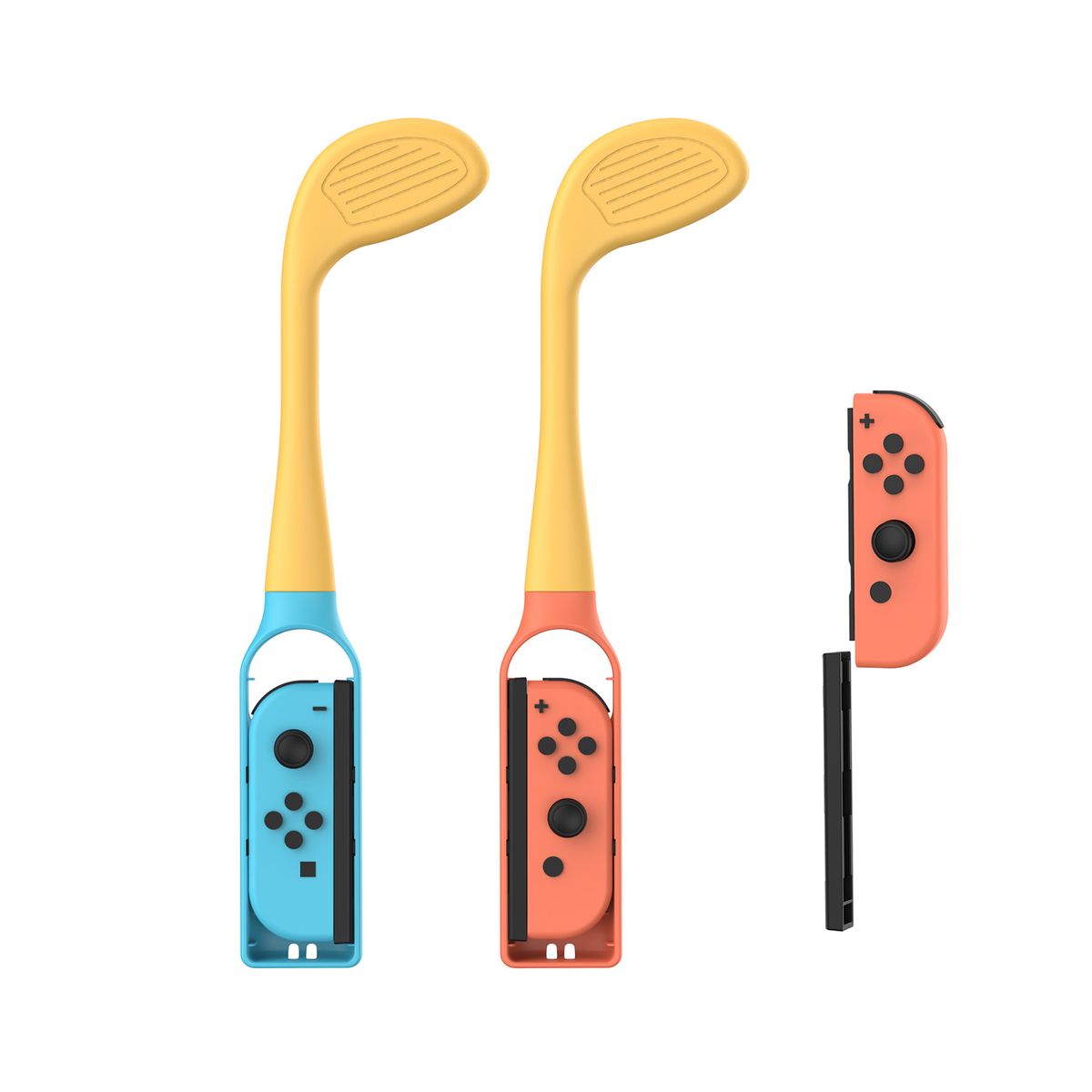 DOBE - Pack de 2 Palos de Golf DOBE para Nintendo Switch  Color Naranja Azul