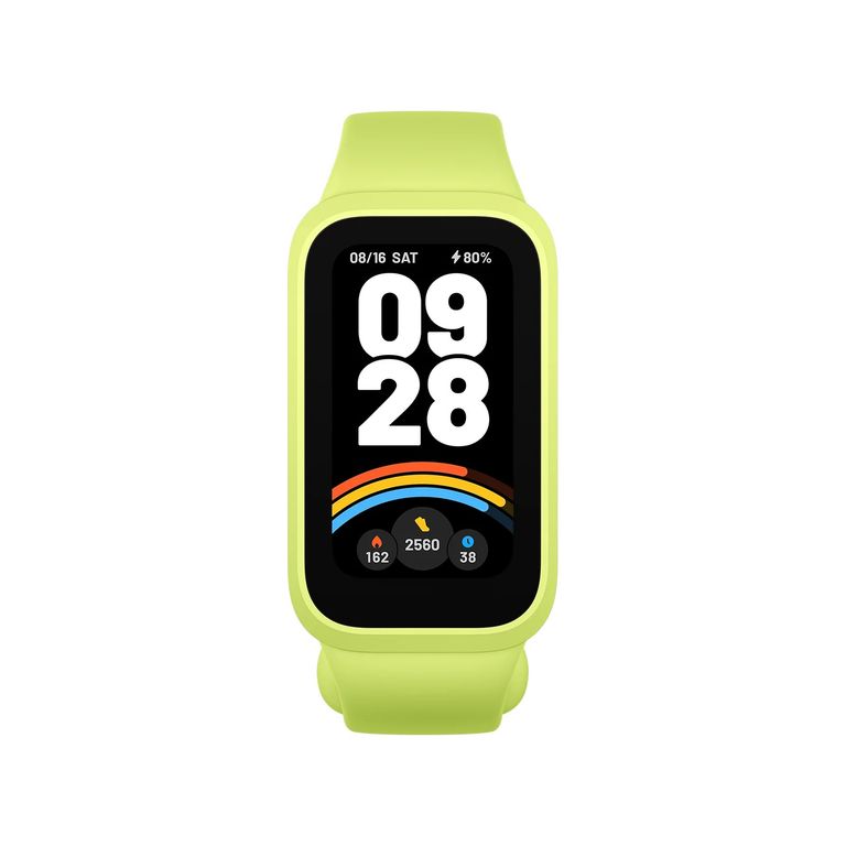 Pulsera Inteligente Smart Band 9 Active Verde-Monitor Cardíaco SpO2 Sueño-Deportes-5ATM