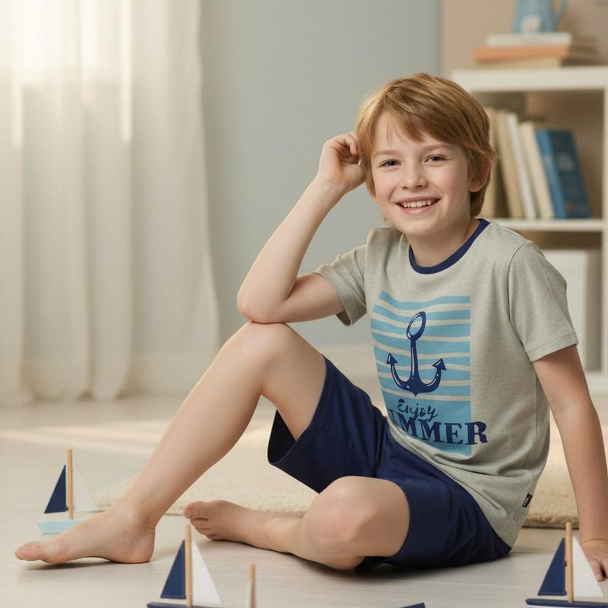 KOWHAI - Pijama Niño Enjoy Summer