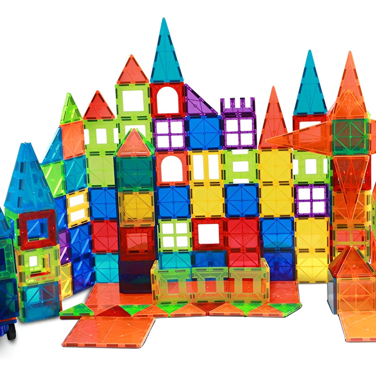 TOYUN TOYUN - Juego De Bloques De Construcción Magnéticos 3d 100 Piezas