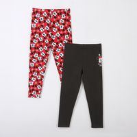 Bipack Calza Niña Full Print Minnie Mouse Rojo