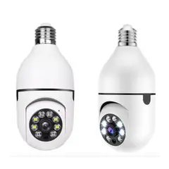 GENERICO - Cámara De Seguridad Wifi Tipo Ampolleta Vigilancia 360° Blanco Yoosee App