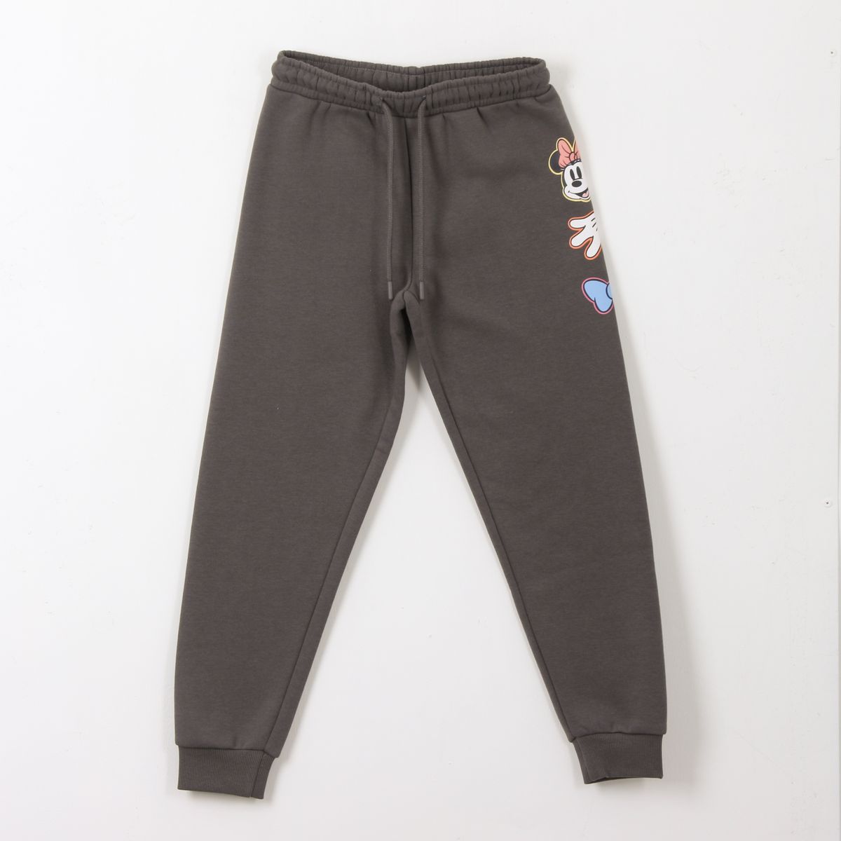 DISNEY - Pantalón de Buzo Niña Minnie Mouse Gris Disney
