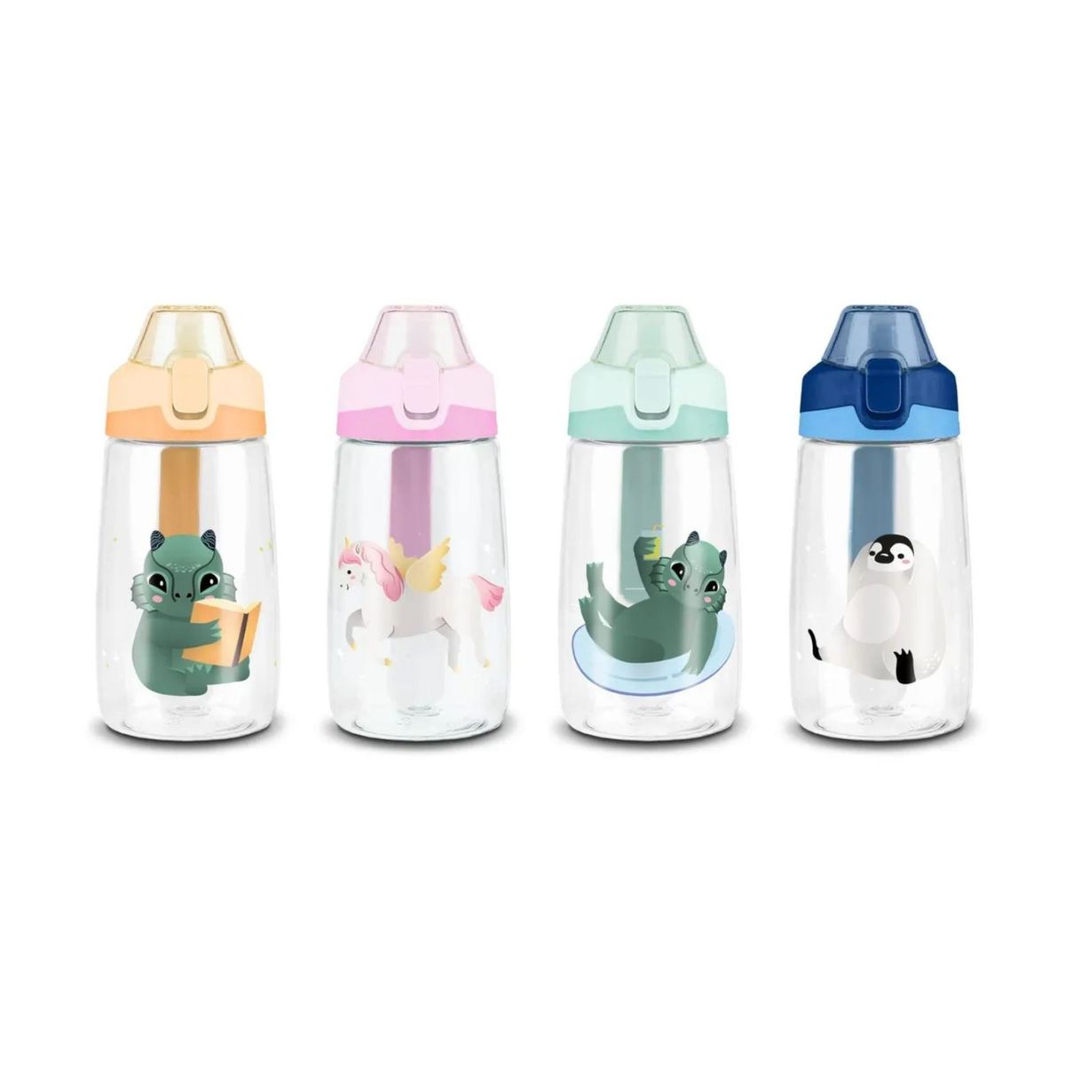 GENERICO - Botella Infantil 500cc Para Agua Jugos Yaku - Rosa
