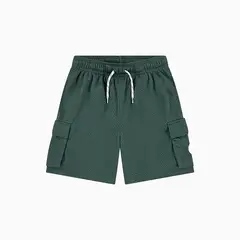 CONVERSE - Short Heritage Cargo Niños Verde