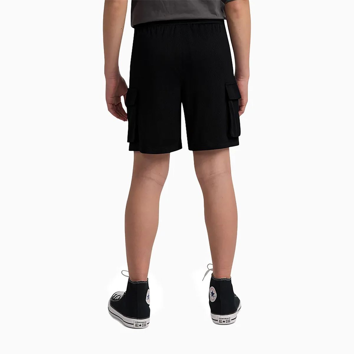 CONVERSE - Short Converse Heritage Cargo Niños Negro