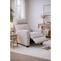 COSAS CASA - Sillon Reclinable Berger Holanda Greige