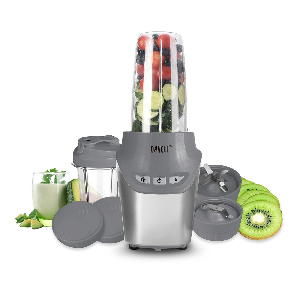 DAVOLI - Licuadora Davoli Pro 1000W Licuadora de alta potencia