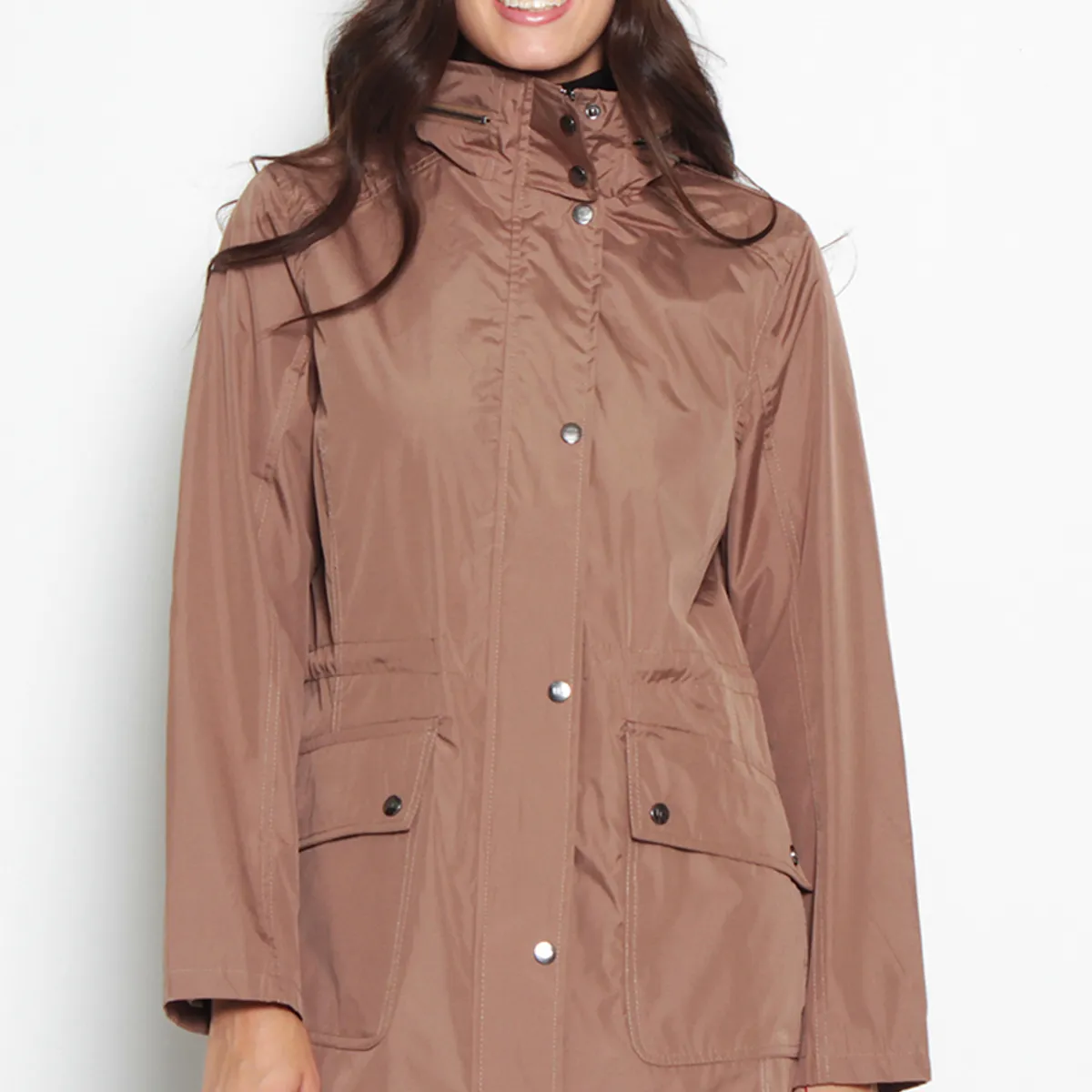 WADOS - CHAQUETA IMPERMEABLE CON CAPUCHA NO DESMONTABLE CON FORRO