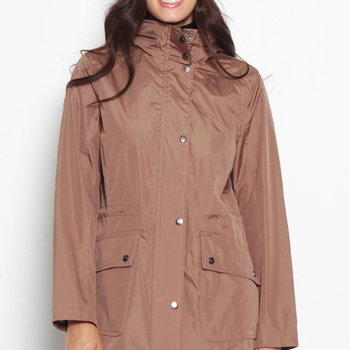 WADOS - CHAQUETA IMPERMEABLE CON CAPUCHA NO DESMONTABLE CON FORRO