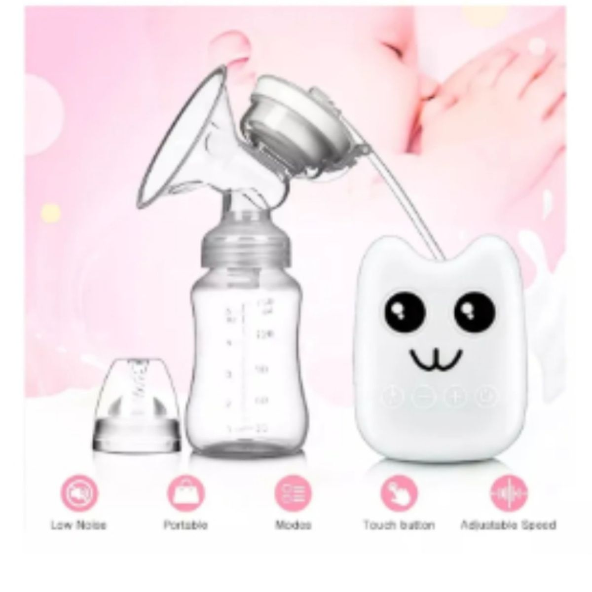 ANGELES DEL HOGAR - EXTRACTOR DE LECHE BOMBA SACALECHE MATERNA