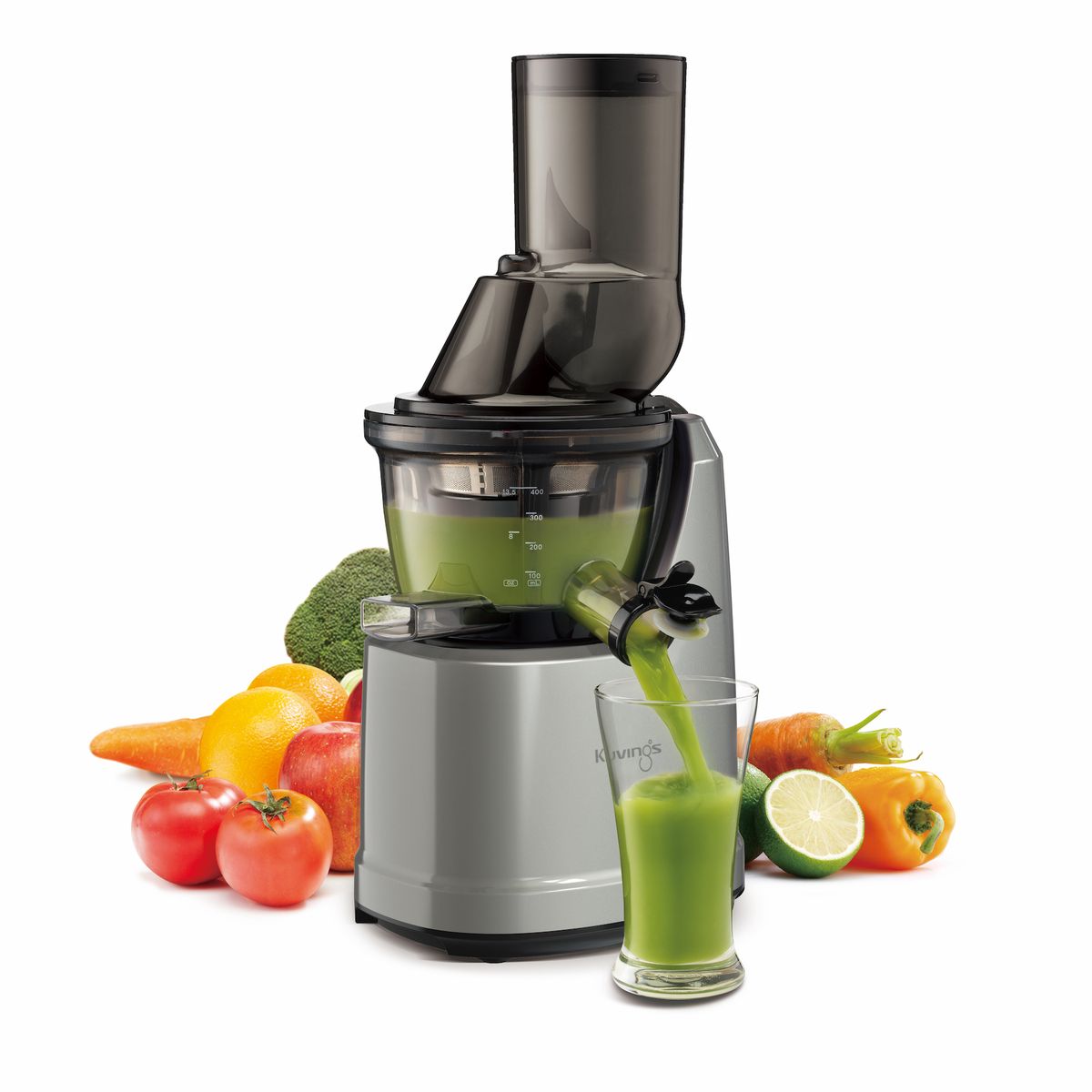KUVINGS - Extractor de jugo prensado en frío - Kuvings B1700 Plateado
