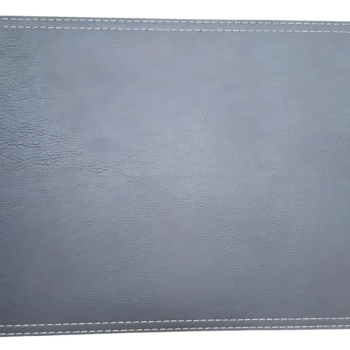 DORAL - Set 4 Individuales Rectangular Ecocuero 42x32cm Gris