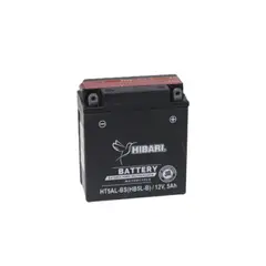 GENERICO - Bateria Hibari 5AH 60 CCA HT5AL-BS para Moto