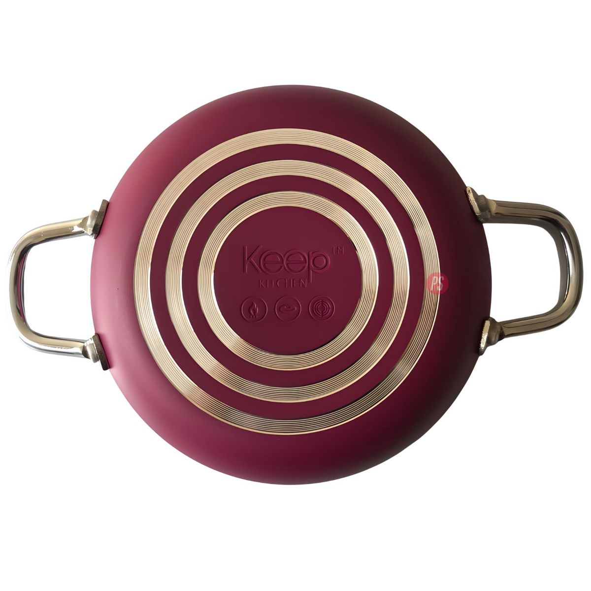 KEEP - Paila Antiadherente 16cms Titanium Pro Burdeo - PS