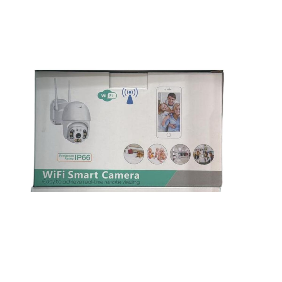GENERICO - Cámara De Seguridad Wifi Para Exterior 2 Antena Compatible IOS Android Yoosee App