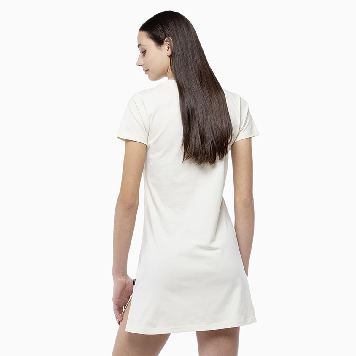 CONVERSE - Vestido Converse Your Logo Mujer Crema