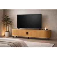 Rack TV Oslo 180 cm Estilo Nórdico para TV 75–80”