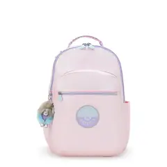 KIPLING - Mochila Mujer Seoul Celeste