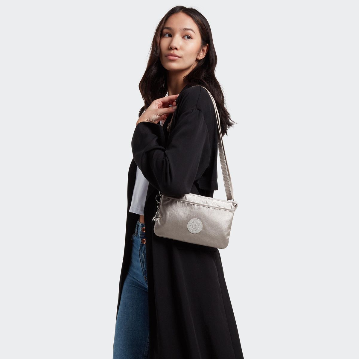 KIPLING - Cartera Mujer Kipling Riri Gris