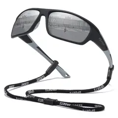 POLASUP - Lentes de Sol Deportivos Polarizados UV400 Unisex pesca correr ciclismo marathon