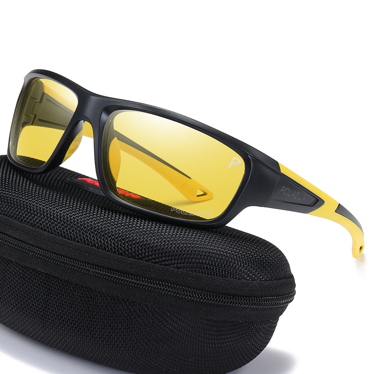 POLASUP - Lentes de Sol POLASUP Deportivos Polarizados UV400 Unisex pesca correr ciclismo marathon