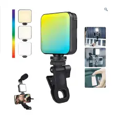 GENERICO - Mini Lámpara Foco Led Selfie Portátil Para Cámara O Tlf Reca