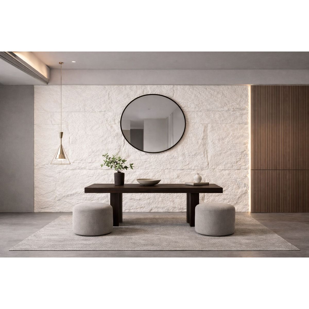 BYB - PANEL PIEDRA PU 11PZS BLANCO HUESO 120x60