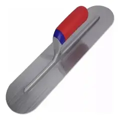 GENERICO - Llana De Enlucido De Acero Inoxidable Curva Hormigón