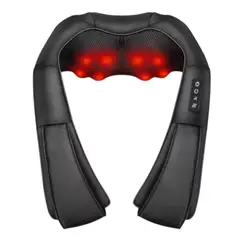GENERICO - Masajeador Cervical Relajación Electrico T24 Negro