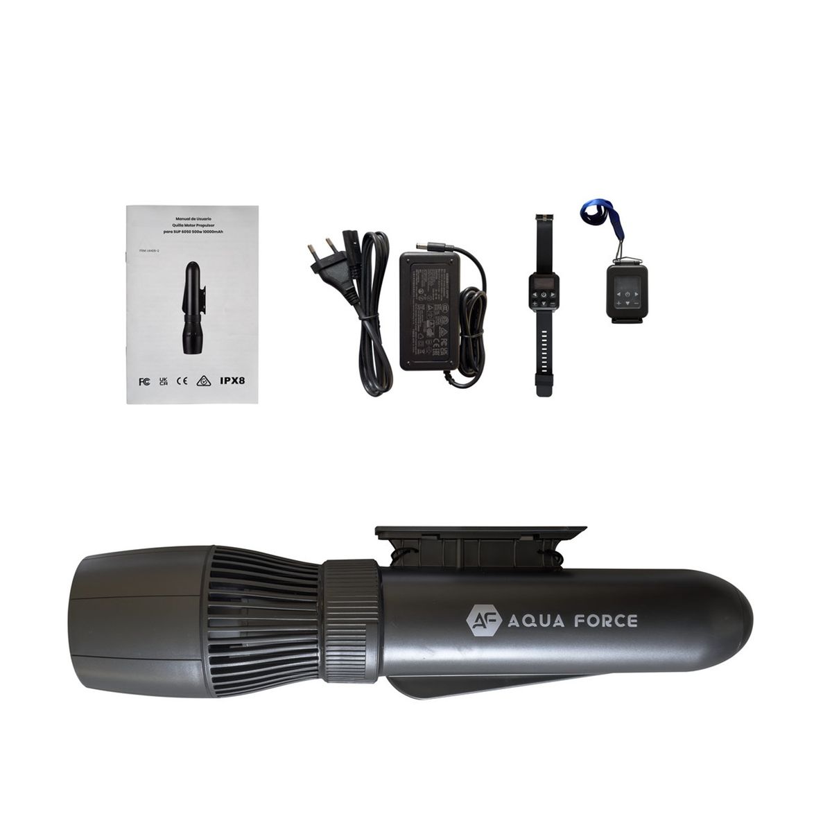 AQUA FORCE - Quilla Motor Propulsor para SUP 6050 500w 10000mAh