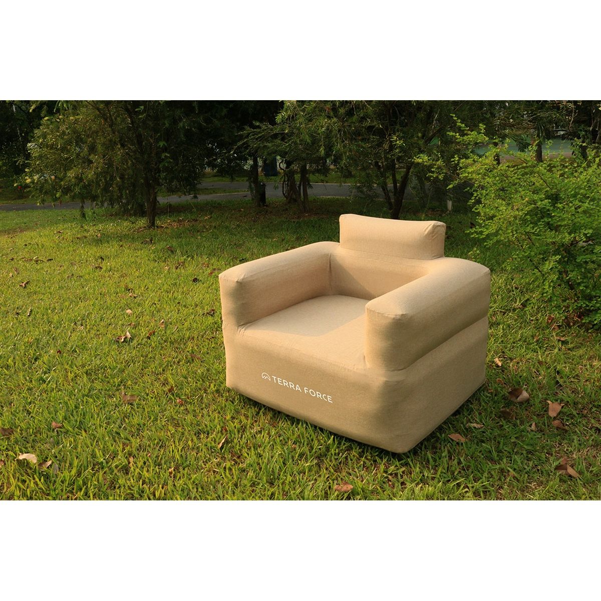TERRA FORCE - Sillón Camping Auto-Inflable Lavable