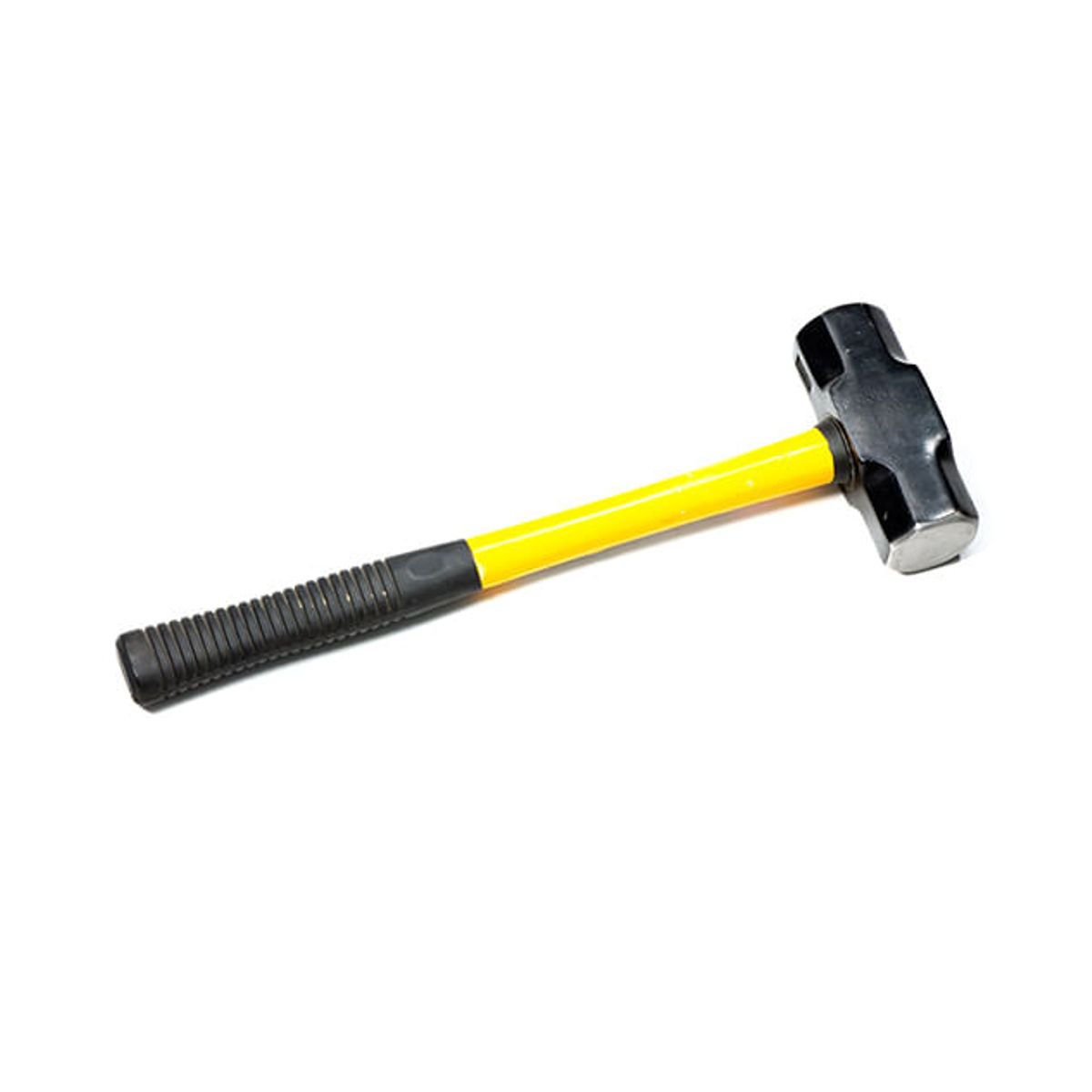 GENERICO - Combo Acero Doble Cara 8lb Mango Fibra Vidrio 900mm Zebrik