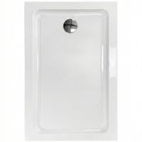 Receptáculo para Ducha Rectangular Blanco 120x80x14 cm