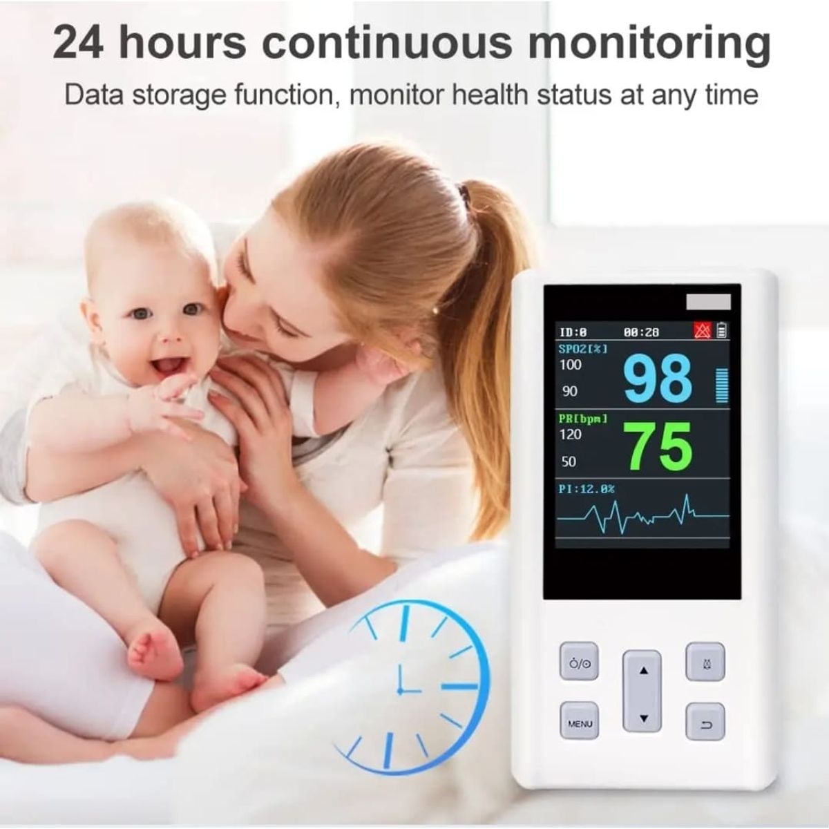 GENERICO - Monitor de Signos Vitales Recargable Neonatal