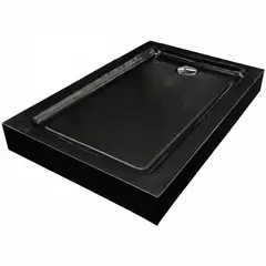 JOYTEK - Receptáculo para Ducha Rectangular Negro 120x80x14 cm