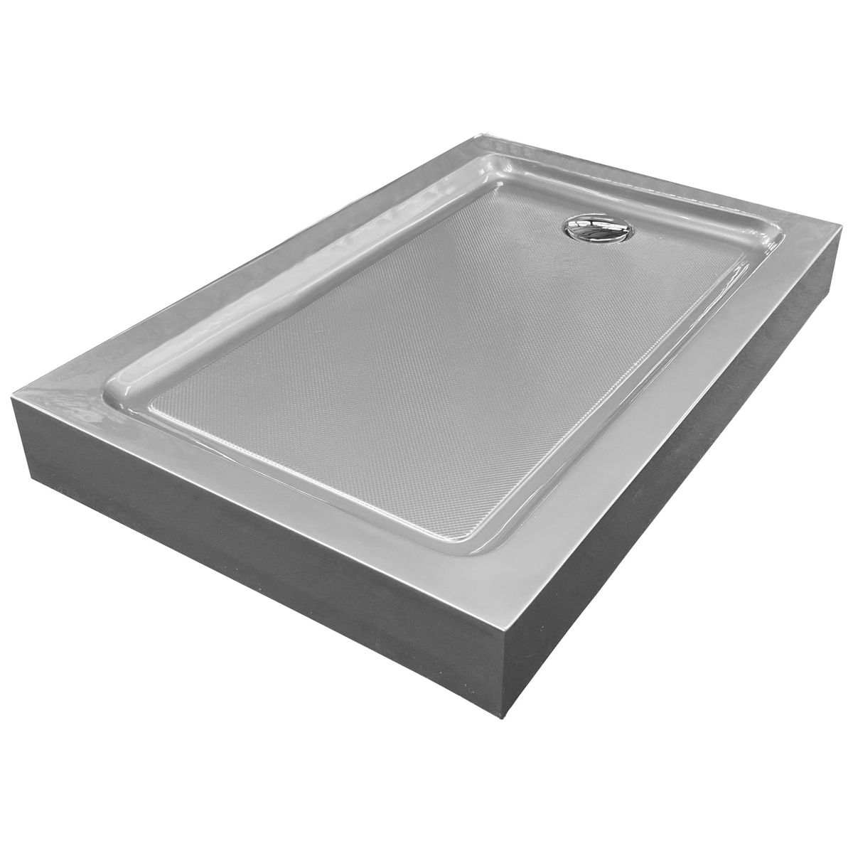 Receptáculo para Ducha Rectangular Gris 120x80x14 cm, marca JOYTEK - Foto Principal