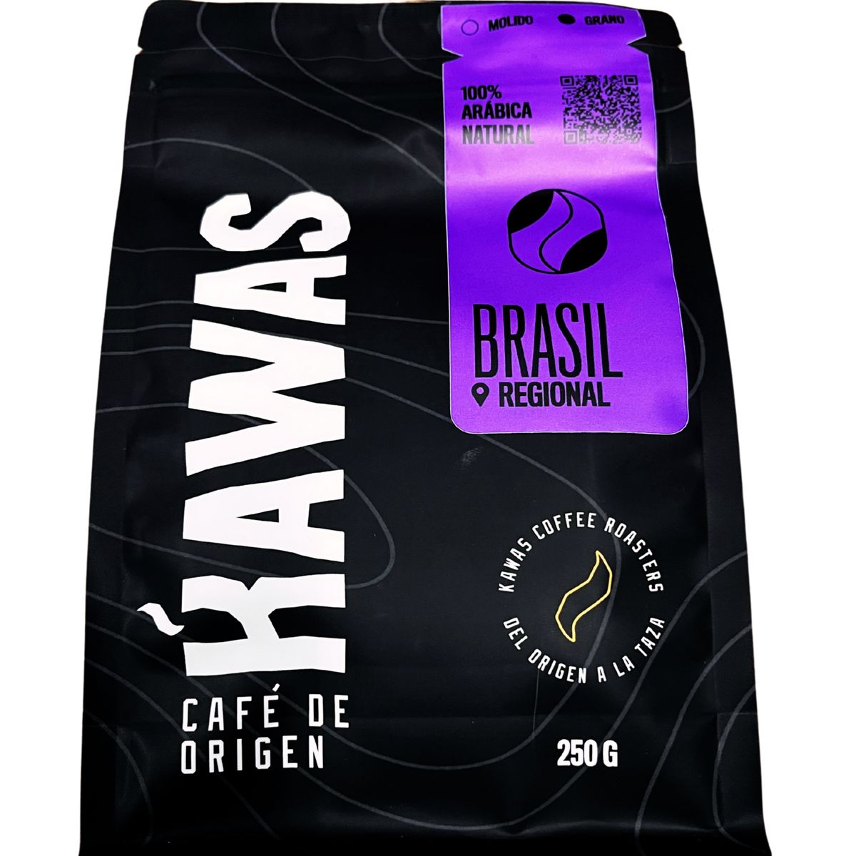 GENERICO - Cafe En Grano Kawas Brasil Carmo de Minas Origen 250g