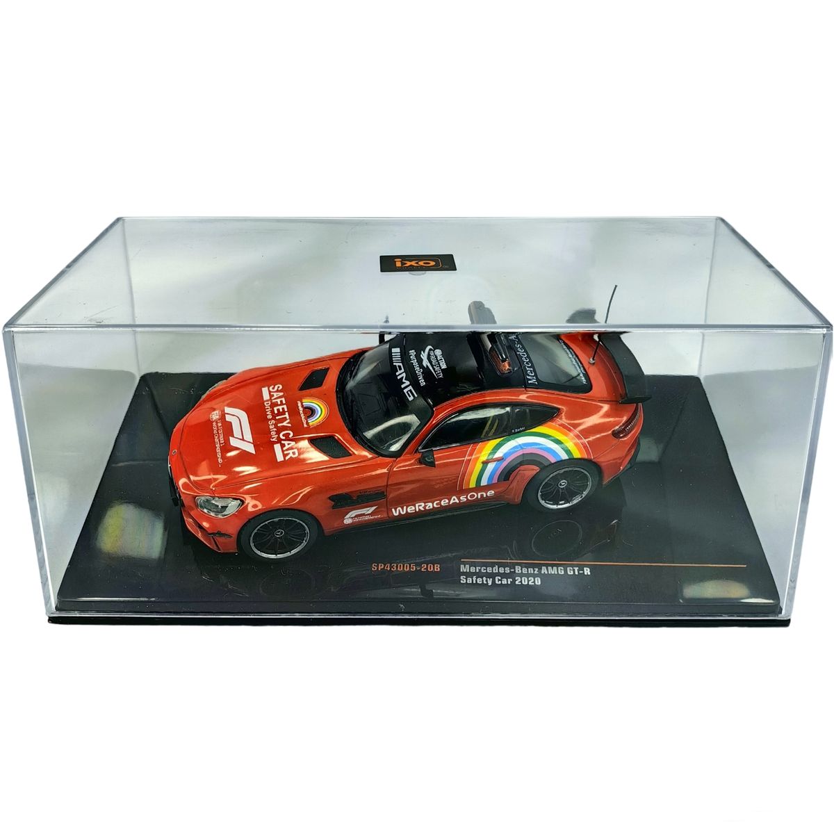 FORMULA 1 - Auto Formula 1 Safety Car Mercedes AMG GT-R 2020 Rojo IXO Models Acrilico 1:43