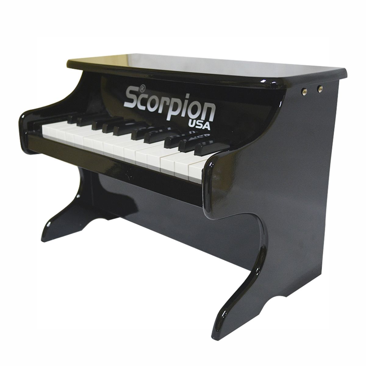 SCORPION - PIANO INFANTIL DE MADERA 25N NEGRO PDT-21BK SCORPION
