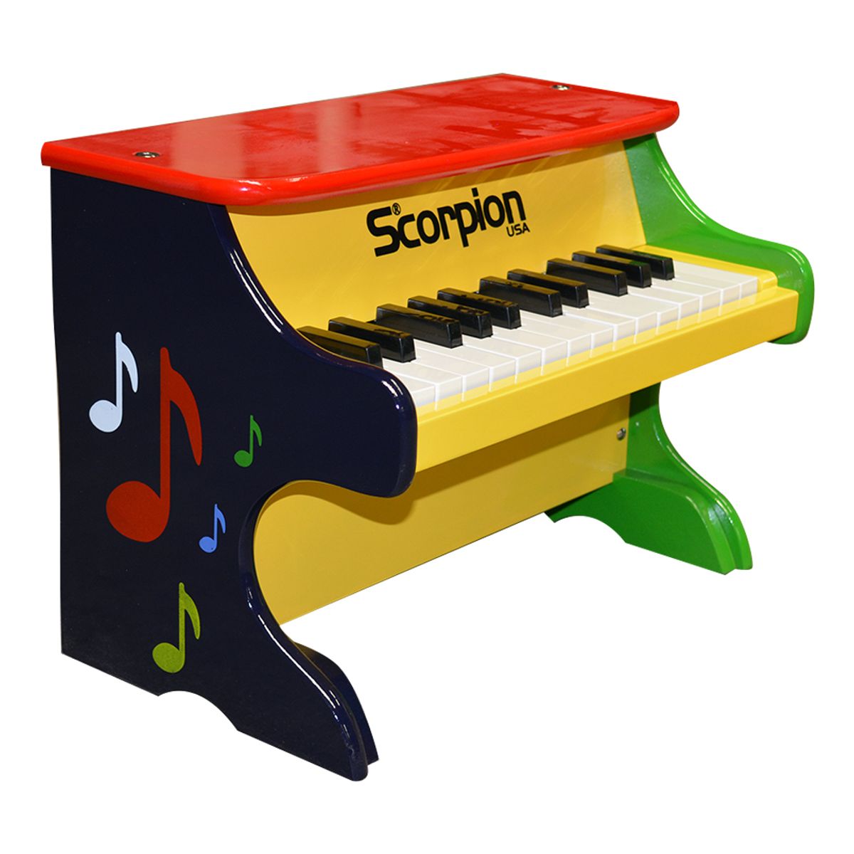 SCORPION - PIANO INFANTIL DE MADERA 25N MULTICOLOR PDT-21MT SCORPION