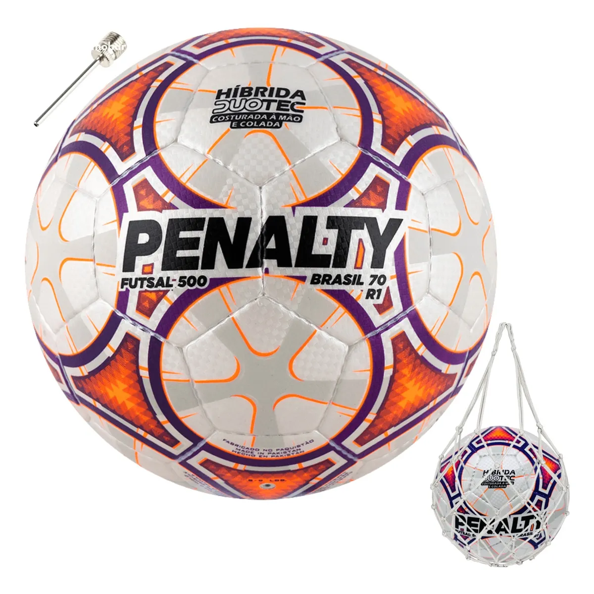 PENALTY - Balon Futsal Pelota Futbol Sala Futbolito Penalty Brasil 70 Purpura