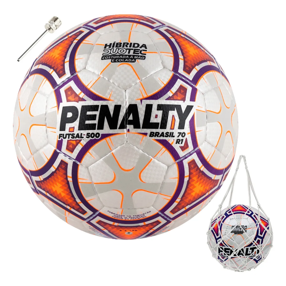 PENALTY - Balon Futsal Pelota Futbol Sala Futbolito Penalty Brasil 70 Purpura
