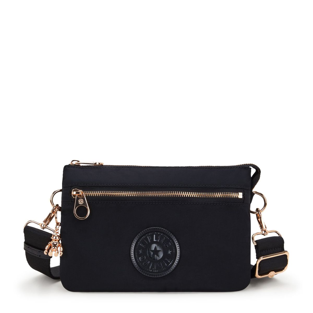 KIPLING - Cartera Mujer Riri Zip Negro Kipling