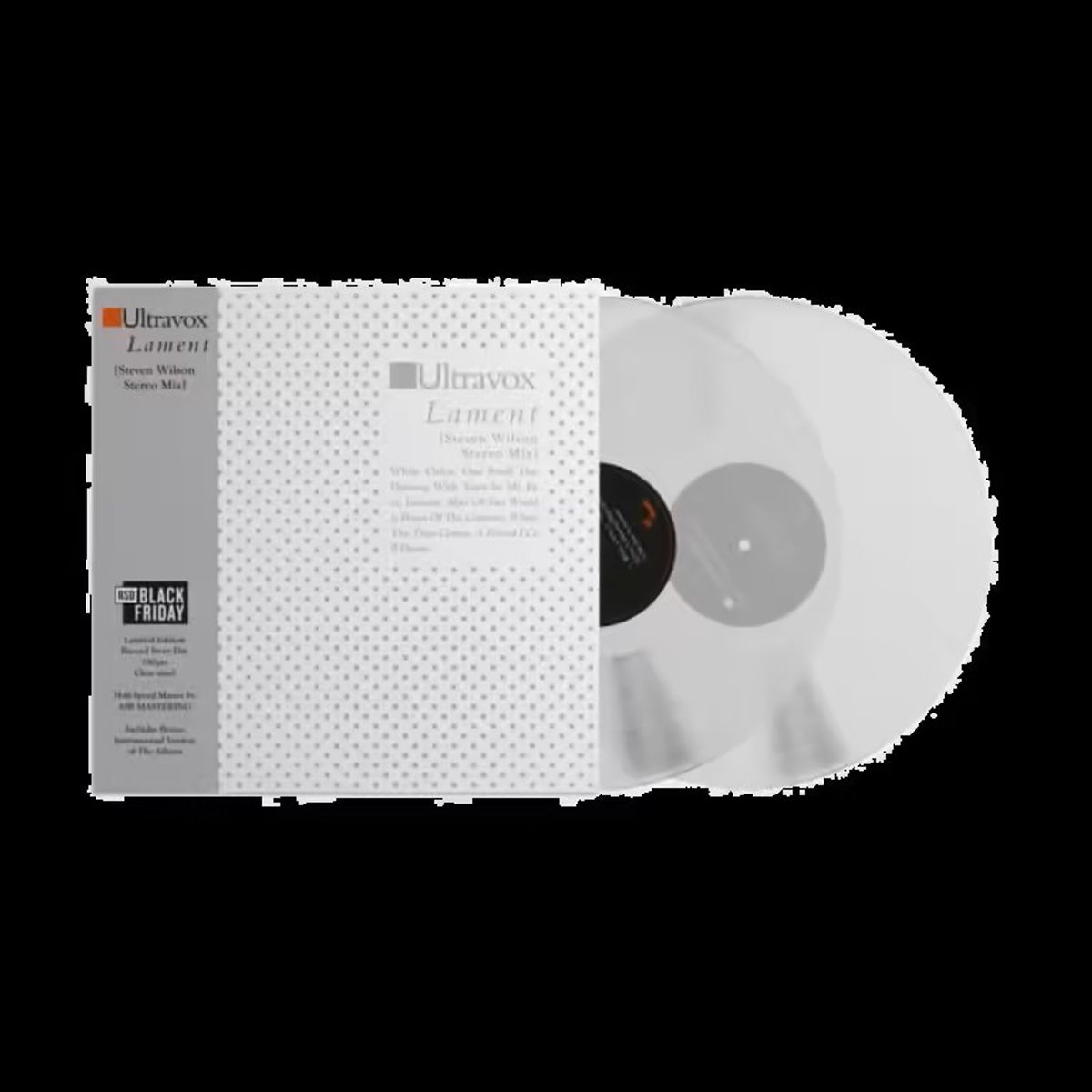 GENERICO - Ultravox - Lament Steven Wilson Stereo Mix RSD - Vinilo Doble Clear